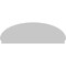 Ekena Millwork Elliptical 4 Spoke Architectural Grade PVC Combination Pediment, 82"W x 27-3/8"H x 2-3/4"P PEDPC082X275ELL04 - alternate 2